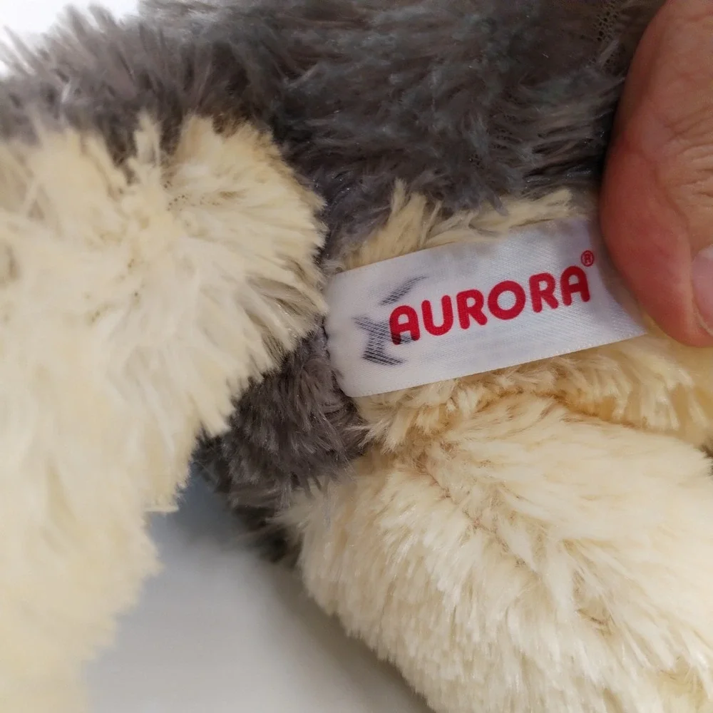 Aurora wolf plush